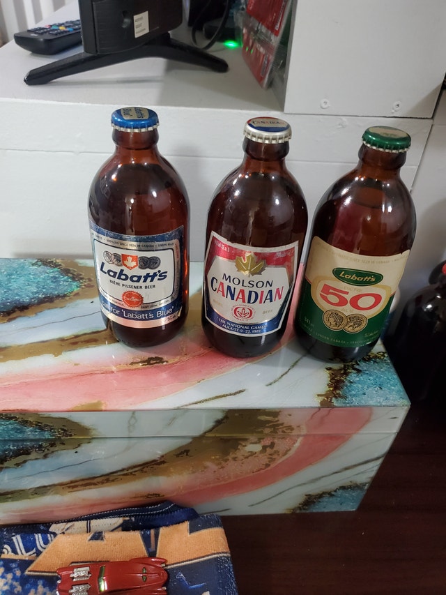 Vintage Stubby Beer Bottles - photo 4