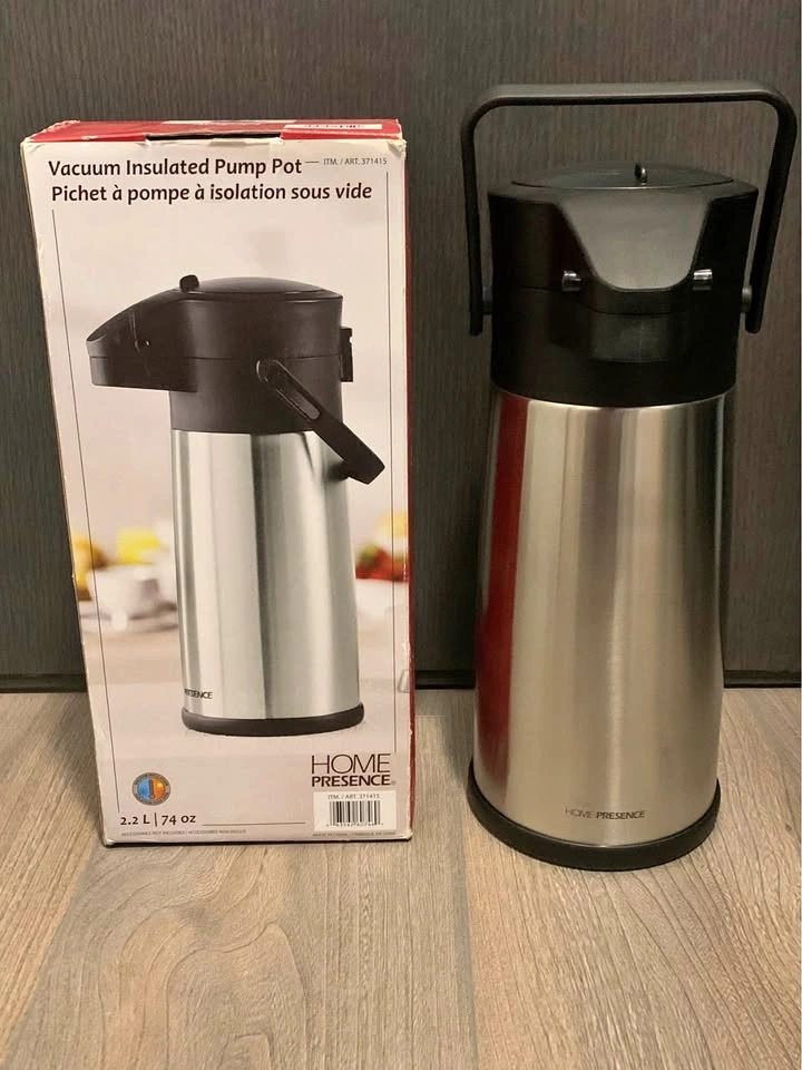 Vaccuum Insulated Pump Pot 2.2L