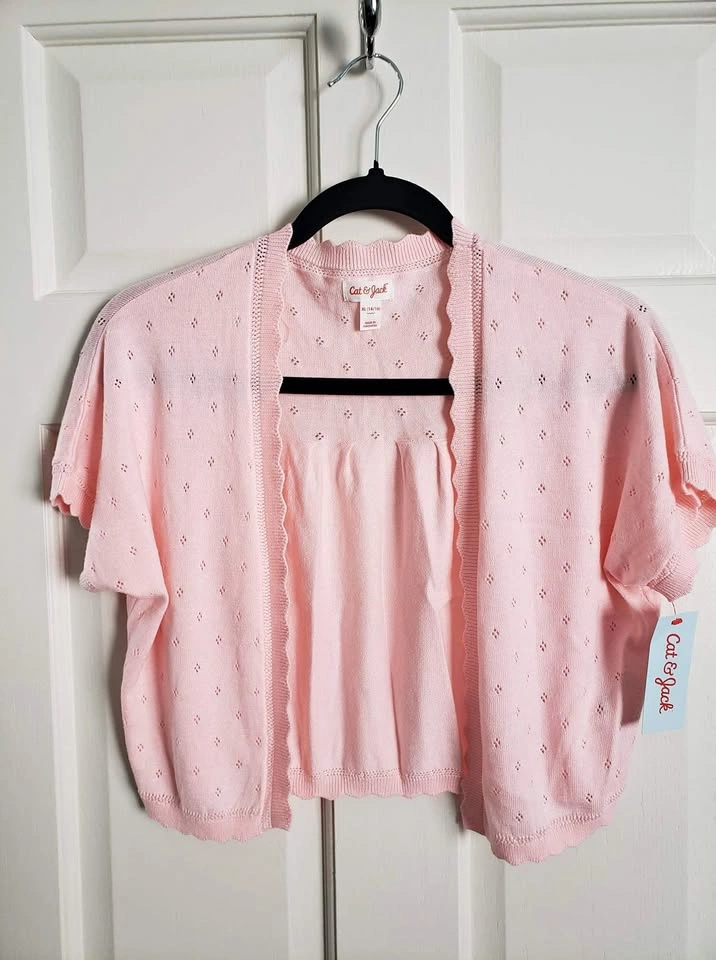 NWT GIRLS LIGHTWEIGHT OPEN FRONT SHRUG SWEATER