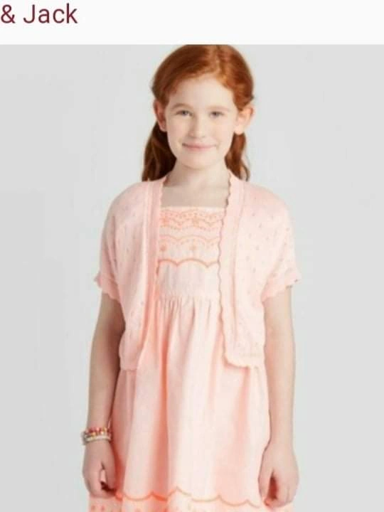 NWT GIRLS LIGHTWEIGHT OPEN FRONT SHRUG SWEATER - photo 4