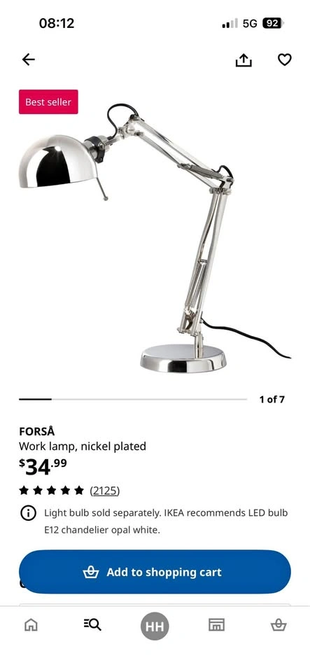 IKEA FORSÅ Work Lamp