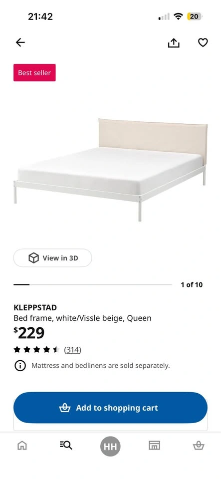 Queen size Sleepcountry Mattress + IKEA Bed frame - photo 4
