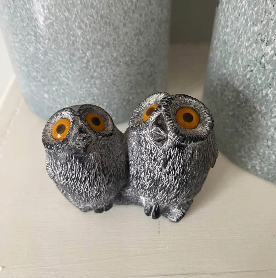 Vintage Mother & Owlet Figurine by Wolf Originals - photo 2