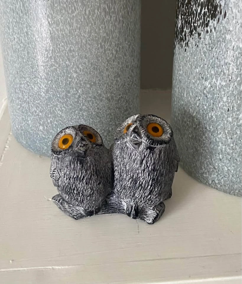 Vintage Mother & Owlet Figurine by Wolf Originals - photo 3