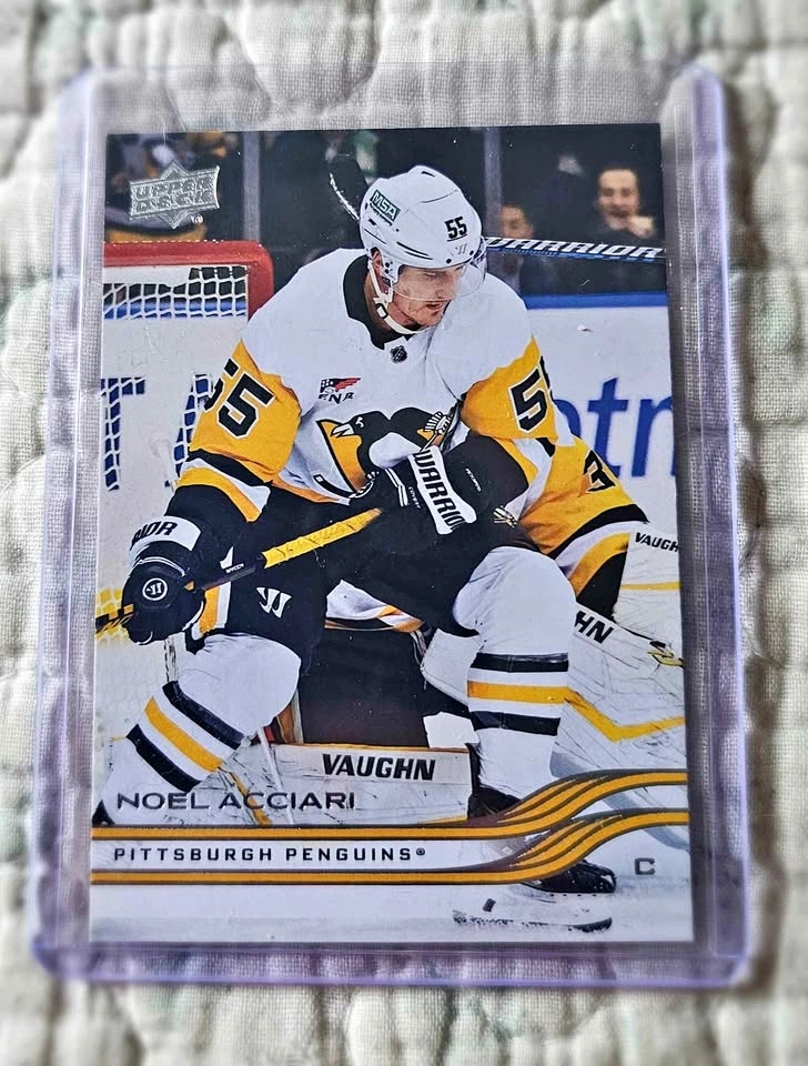 Upper Deck Noel Acciari Pittsburgh Penguins Hockey Card