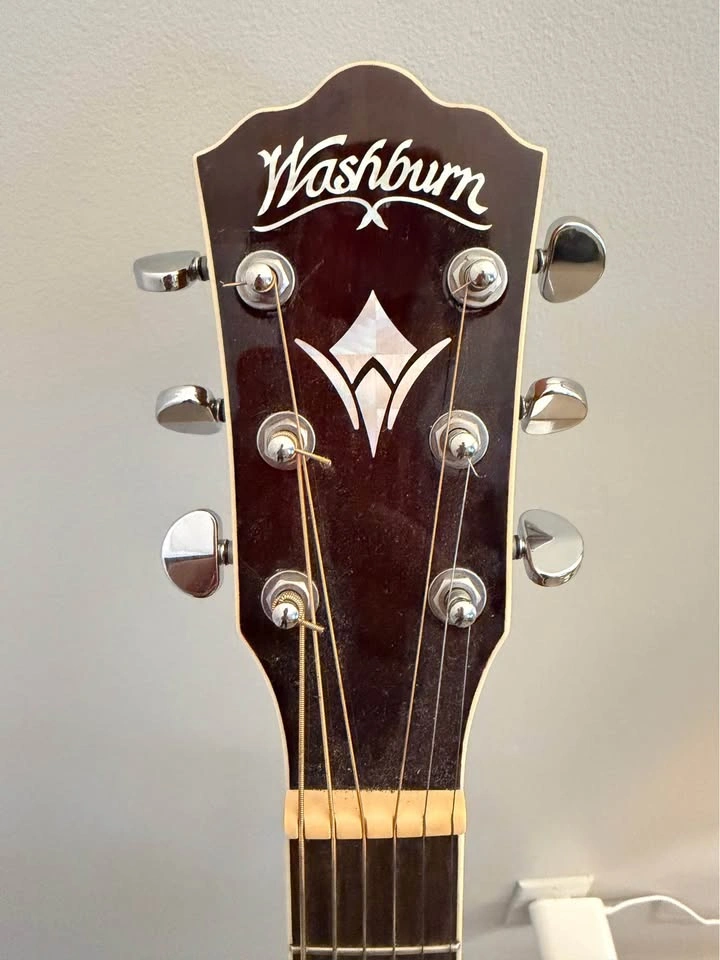 Washburn Dreadnought Acoustic-Electric Guitar - photo 3