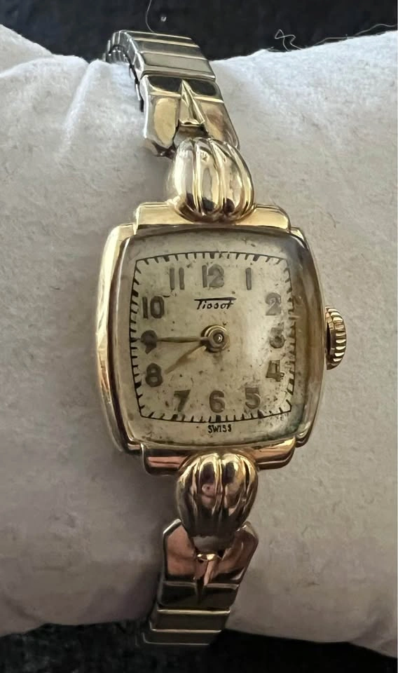Vintage Art Deco Tissot Women’s Watch 14K gold filled - photo 2