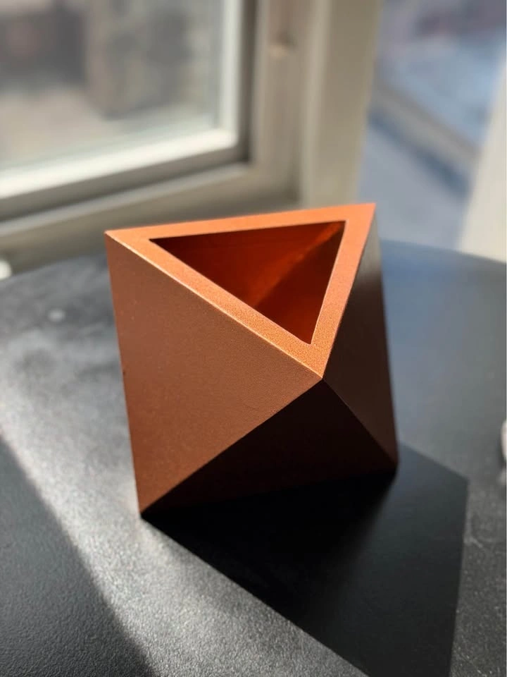 Copper Geometric Pot/Planter/Holder - photo 2