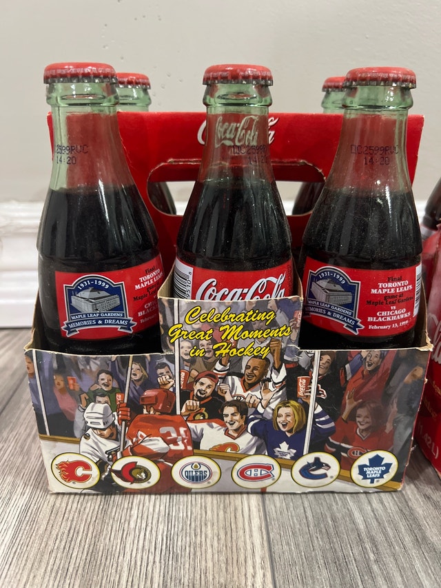 1999 Coke Bottles Maple Leafs
