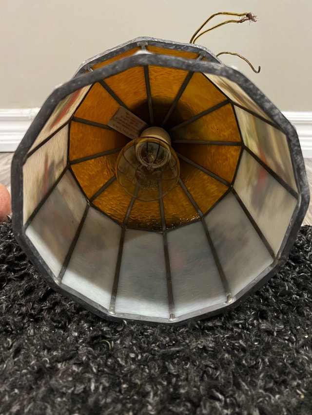 Antique Glass Train Chandelier - photo 4