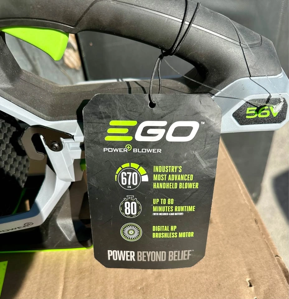 EGO POWER+ 56V 670 CFM Cordless Handheld Leaf Blower - photo 2