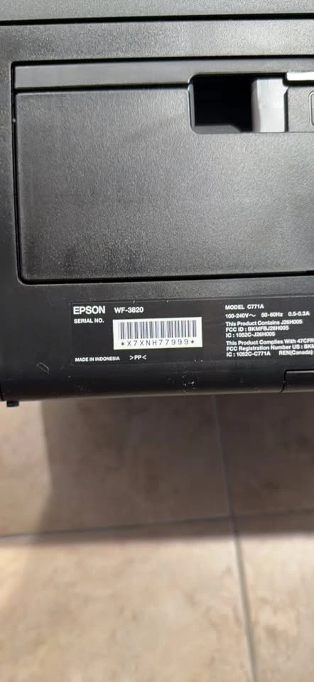 Epson WorkForce Pro WF-3820 Printer - photo 4