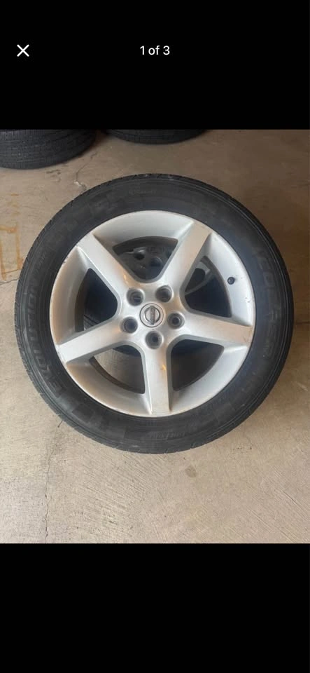 Nissan Sentra/Altima OEM Rims with 215/55R17 Tires - photo 2