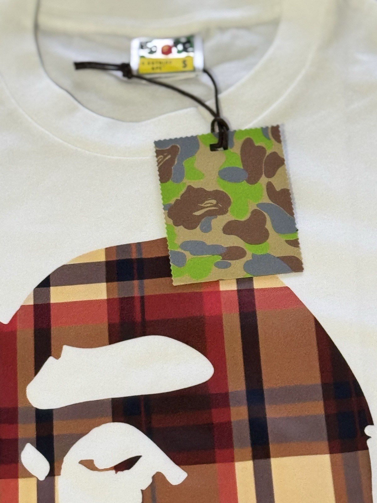 Burberry x Bape White T-Shirt Size S - photo 2