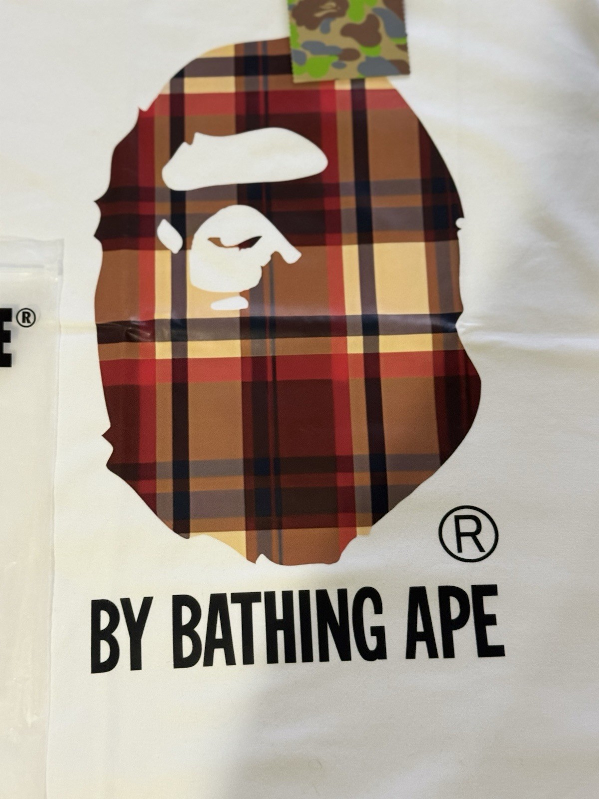 Burberry x Bape White T-Shirt Size S - photo 3