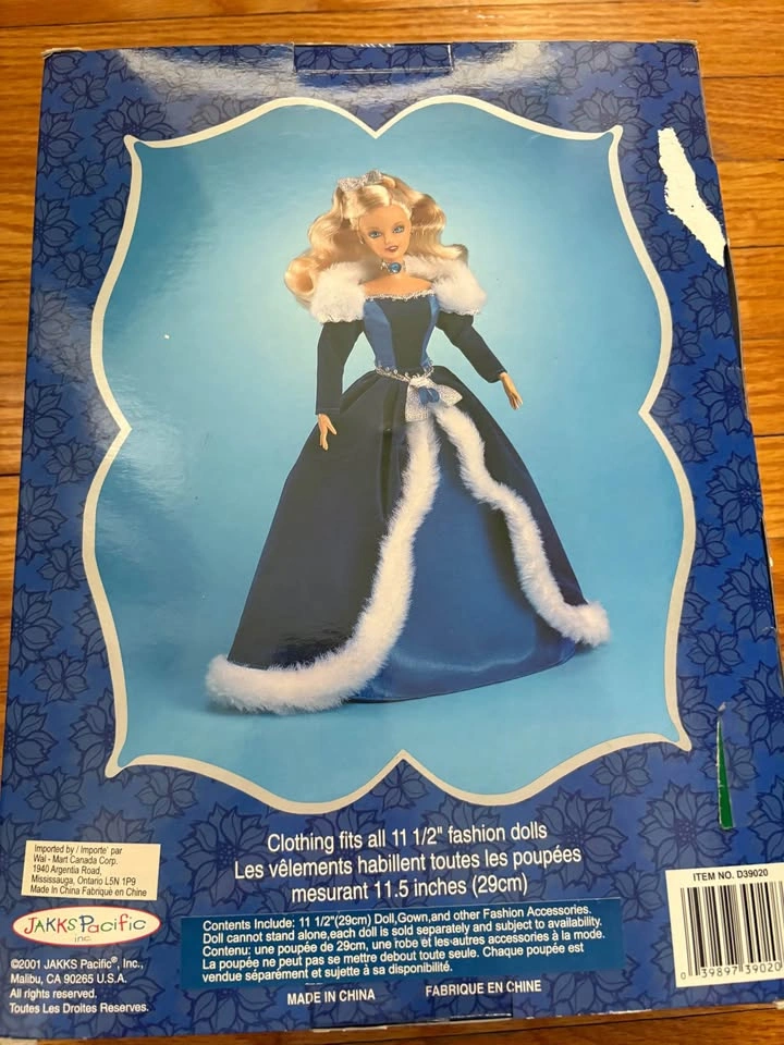 2001 Holiday Magic Barbie Doll NIB - photo 2