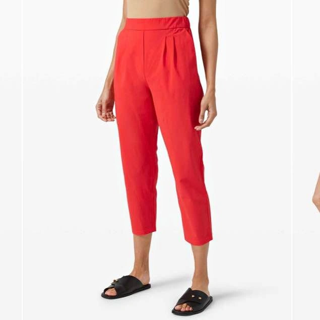 Lululemon Your True Trouser High-Rise - Carnation Red
