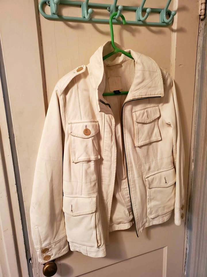White Leather Jacket
