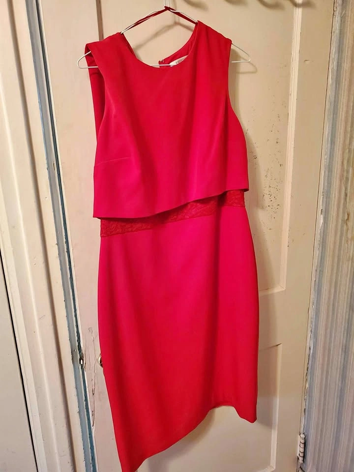 Red Dress with Jacket