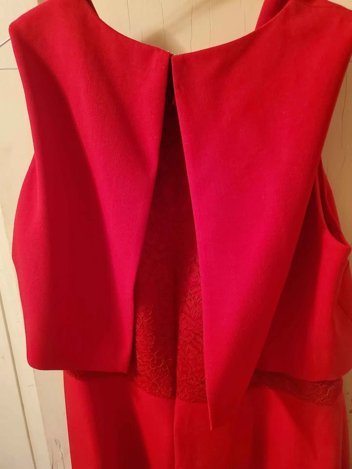 Red Dress with Jacket - photo 2