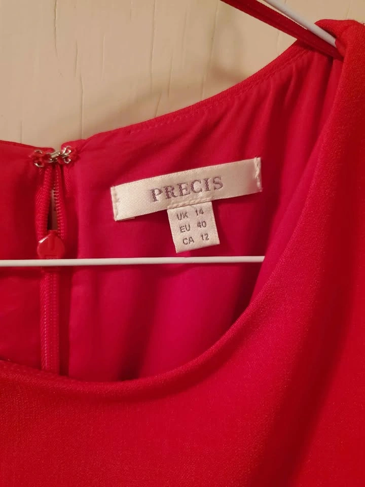 Red Dress with Jacket - photo 4