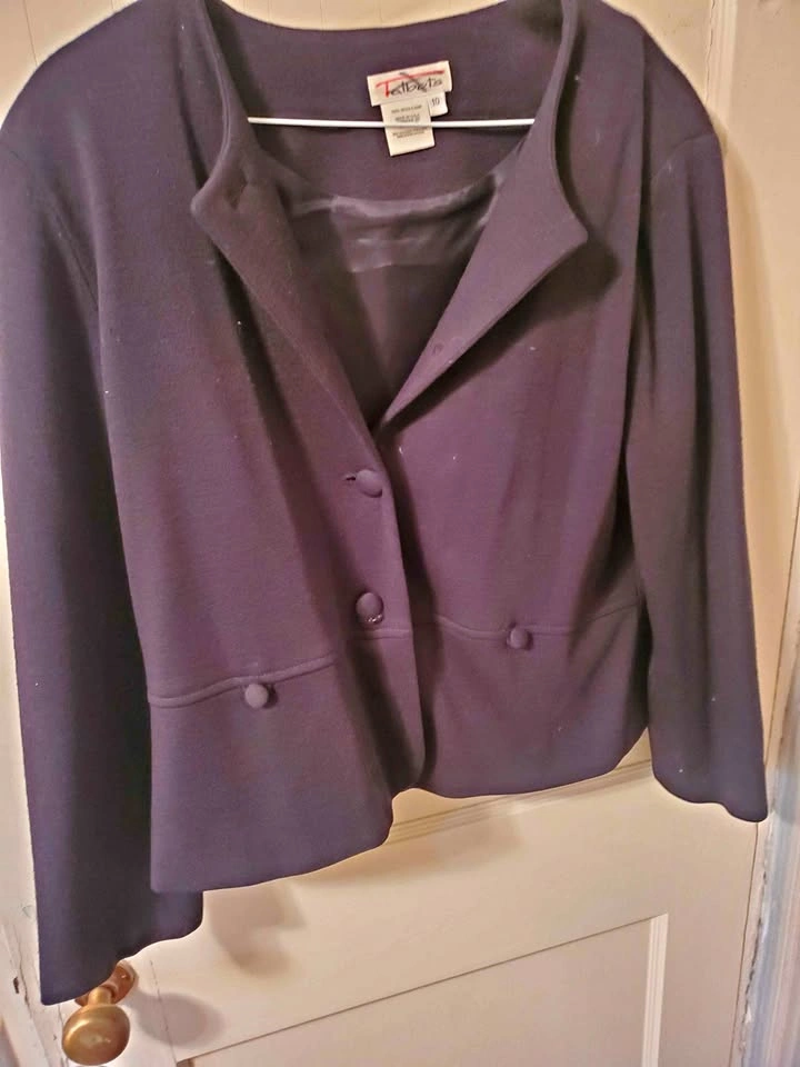Talbots Wool Blazer Sweater