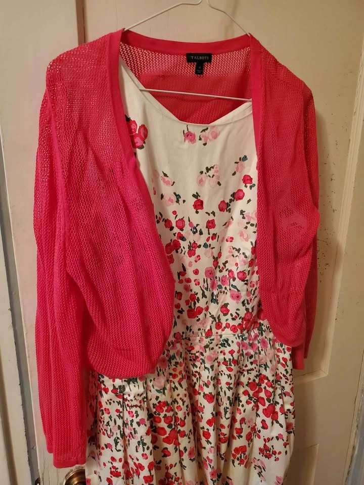 Talbots dress and cardigan - photo 2
