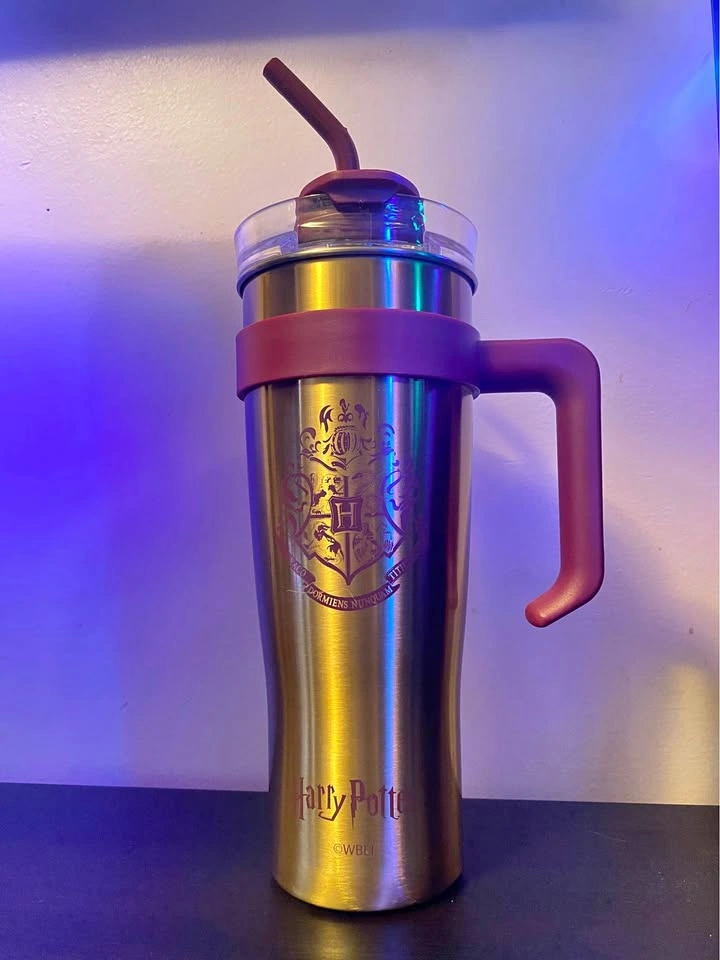 Harry Potter Gold Single Wall Steel Tumbler With Handle 1.6l