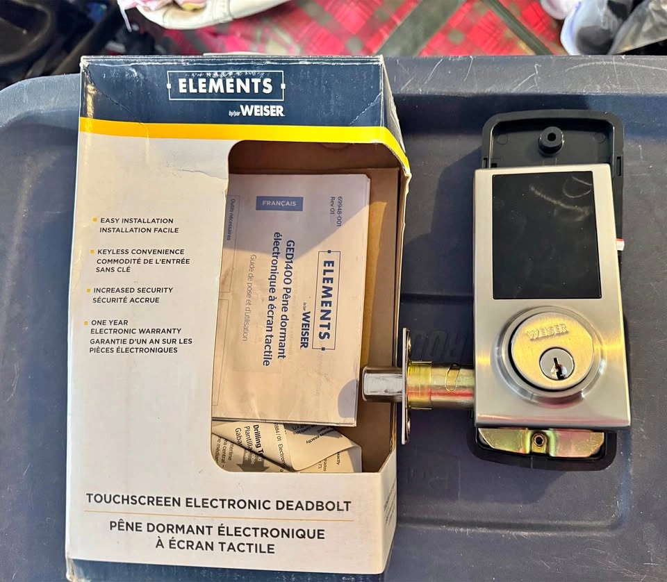 Weiser Elements GED1400 Touchscreen Electronic Deadbolt