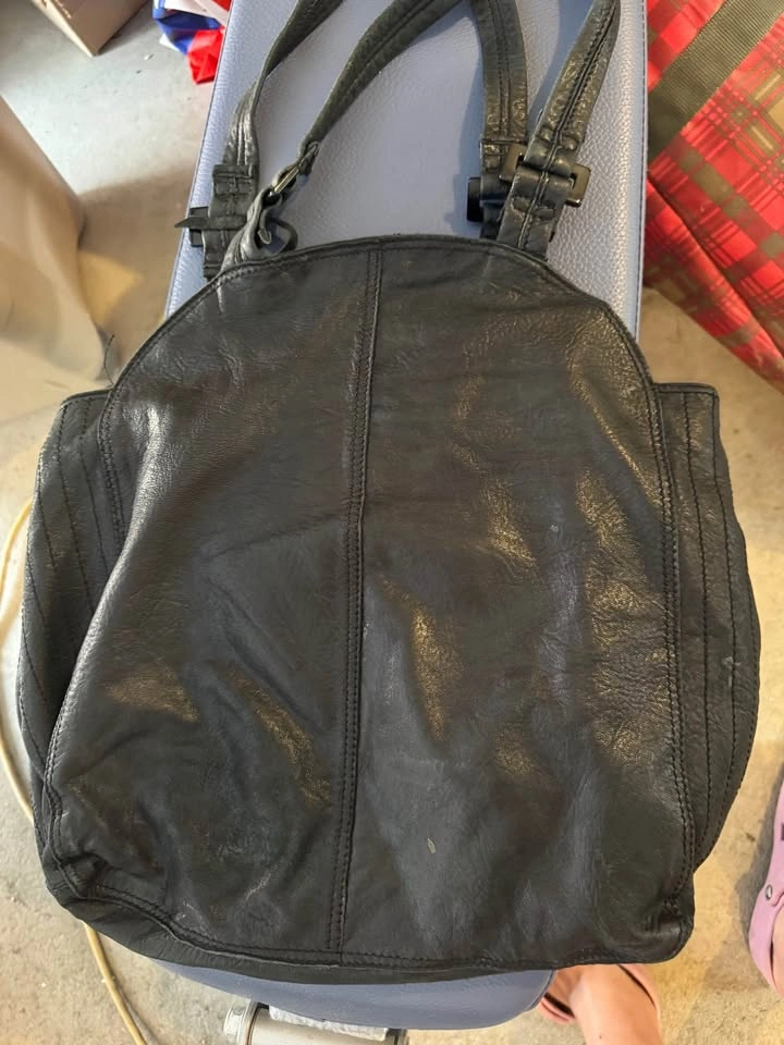Diesel Black Leather Shoulder Bag - Vintage - photo 3
