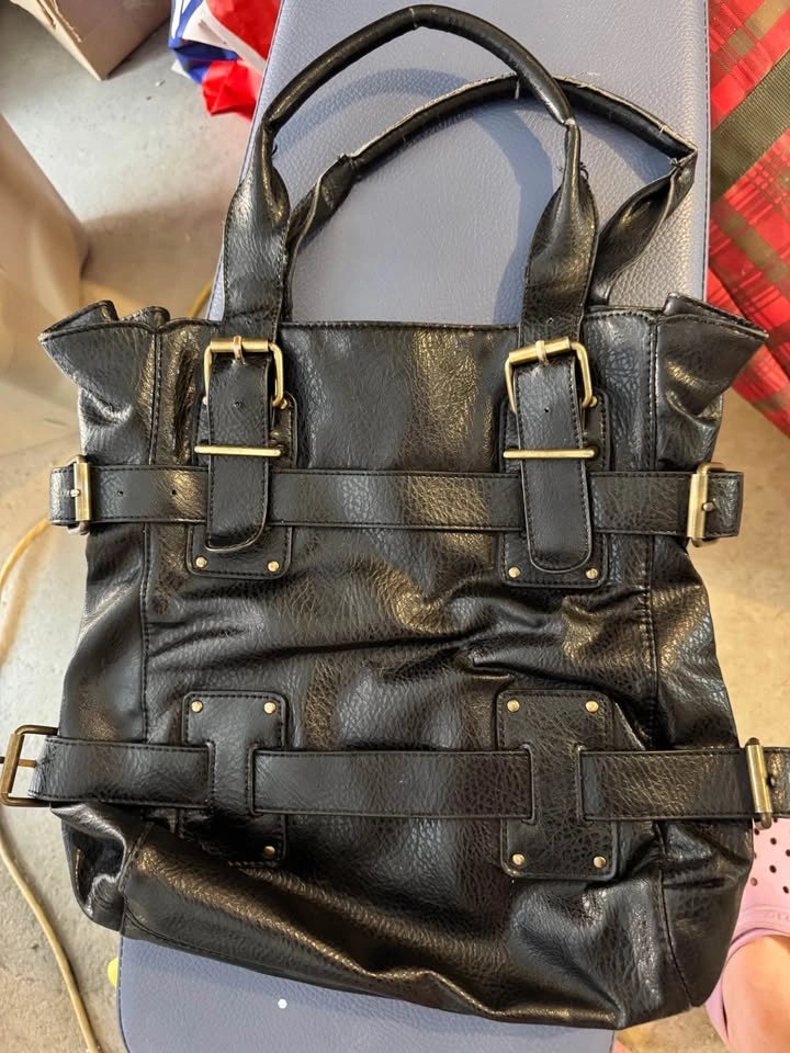 Aldo Black Faux Leather Tote Bag - photo 2