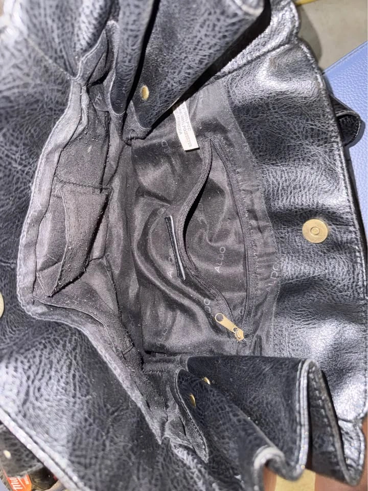 Aldo Black Faux Leather Tote Bag - photo 3