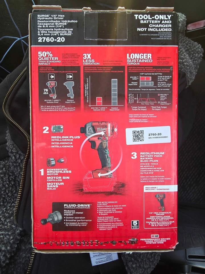 Milwaukee M18 Surge impact drill - photo 3