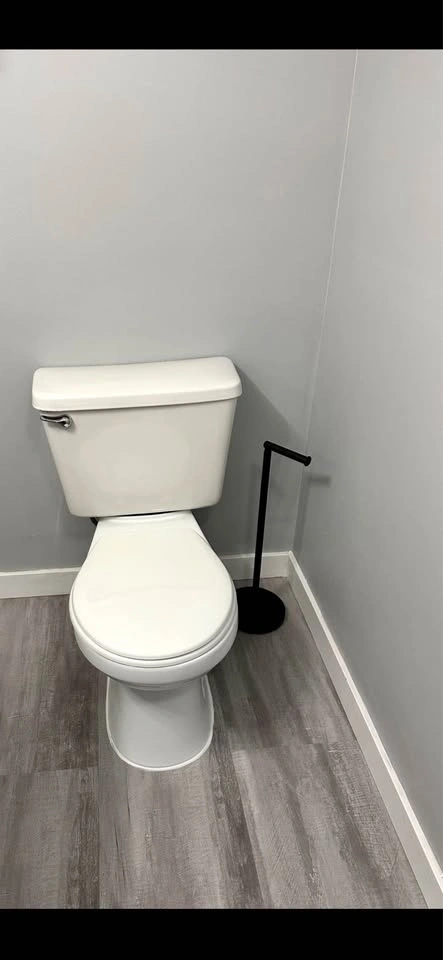 Matte Black Free-Standing Toilet Paper Holder - photo 2