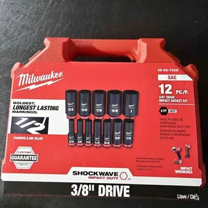 Milwaukee 3/8 Drive impact sockets