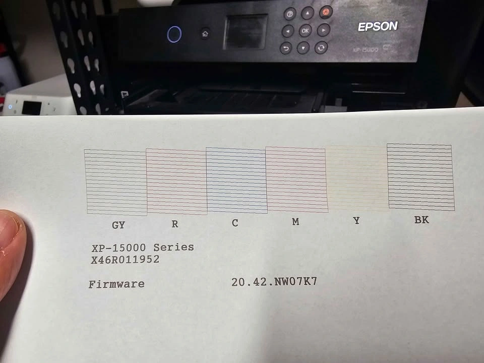 Epson XP-15000 with chipless firmware installed - photo 3
