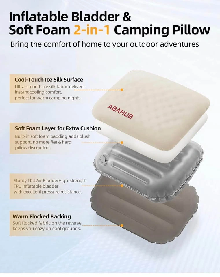 Abahub Inflatable Camping Pillow - photo 2