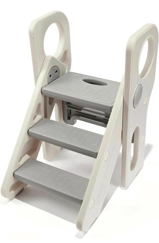 Folding 3-Step Toddler Stool
