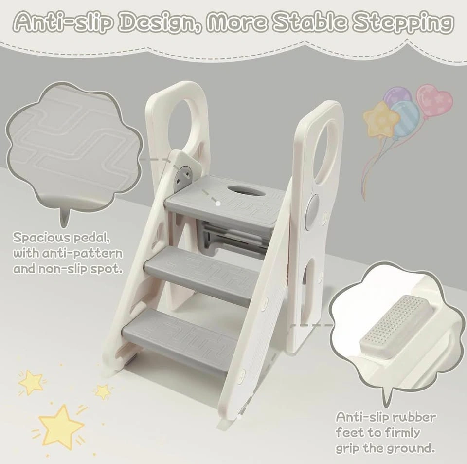 Folding 3-Step Toddler Stool - photo 3