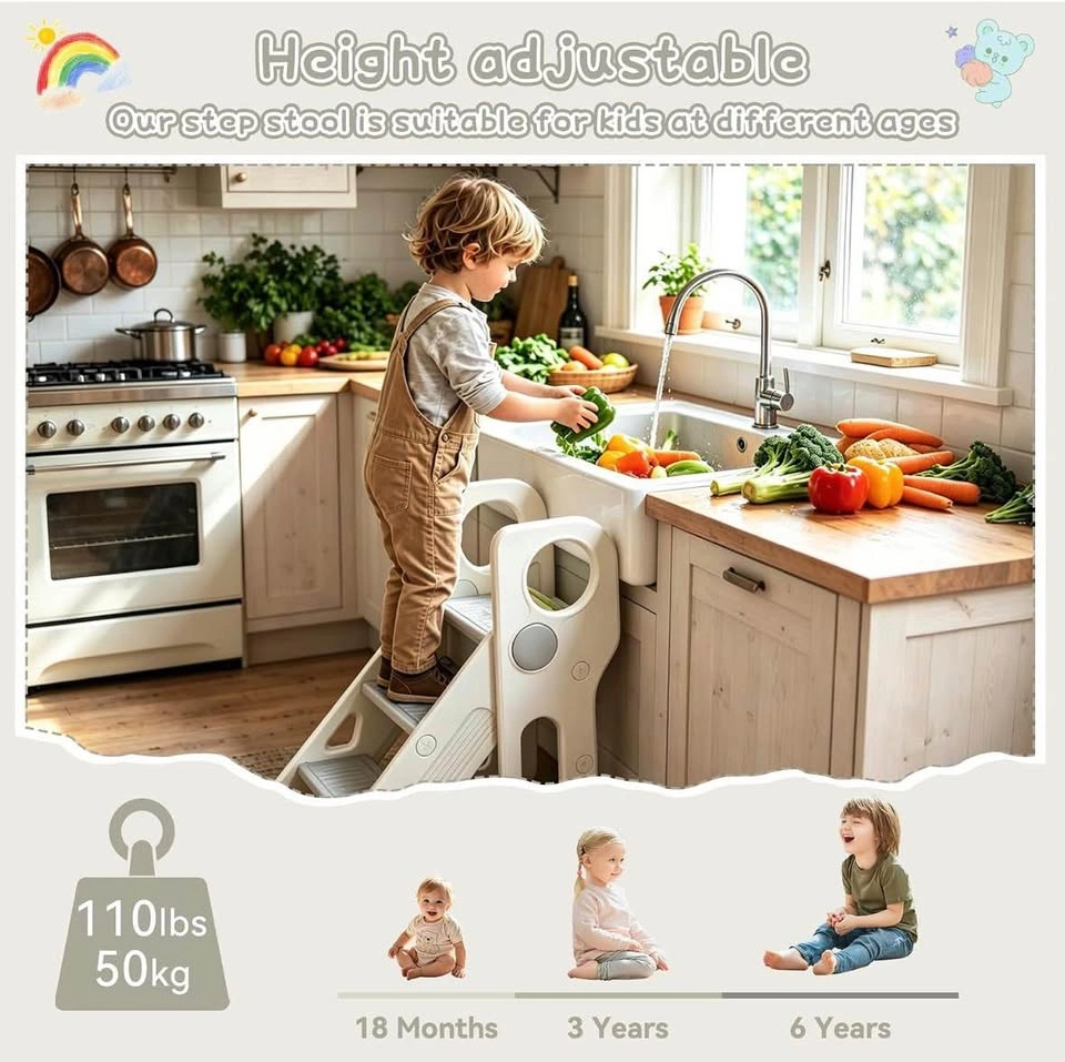 Folding 3-Step Toddler Stool - photo 5