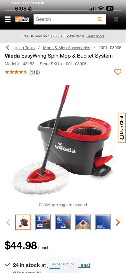 Vileda EasyWring Spin Bucket - photo 2