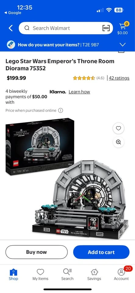 LEGO 75352 Star Wars Emperor's Throne Room Diorama - photo 2