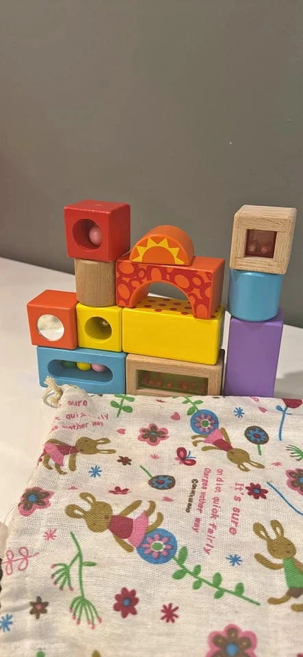 Wooden Baby Blocks Set