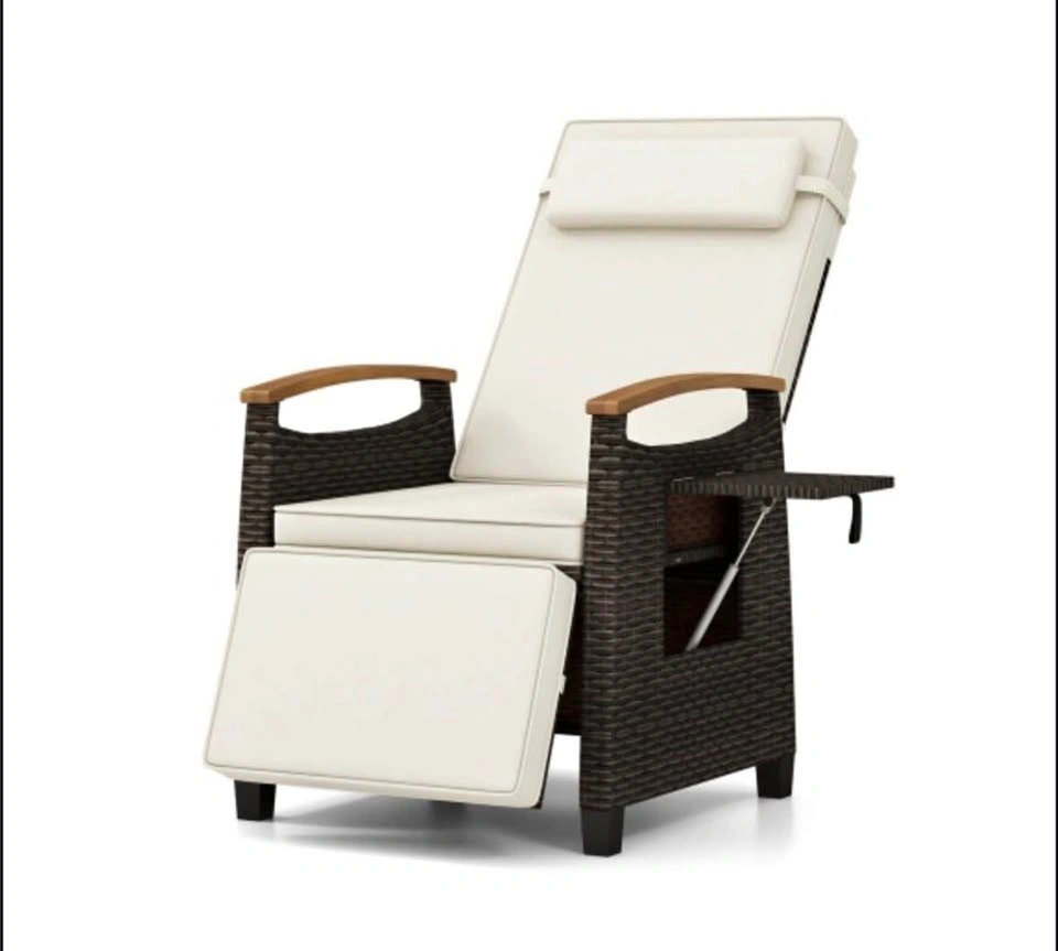 Outdoor Recliner Chair with Cushion
