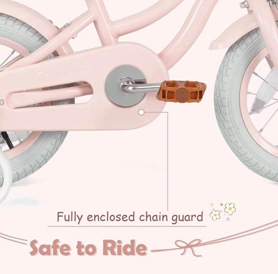 OLAKIDS Kids Bike, 14 Inch Toddlers Bike for Girls Ages 3-8 - photo 4