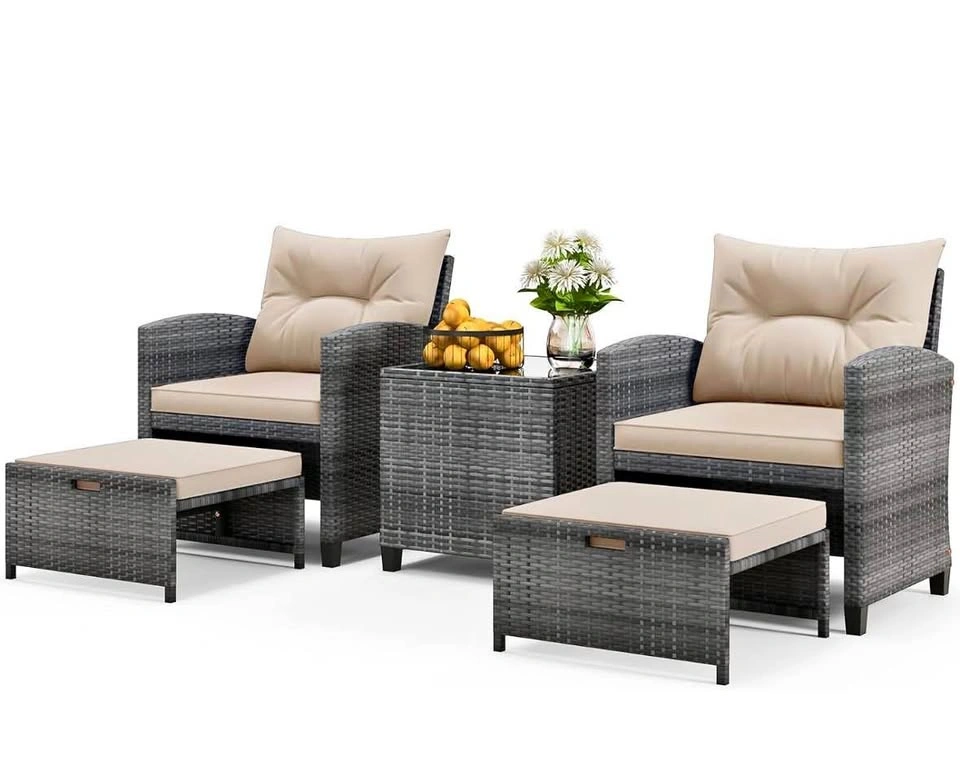 5 Pieces Patio Furniture Set
