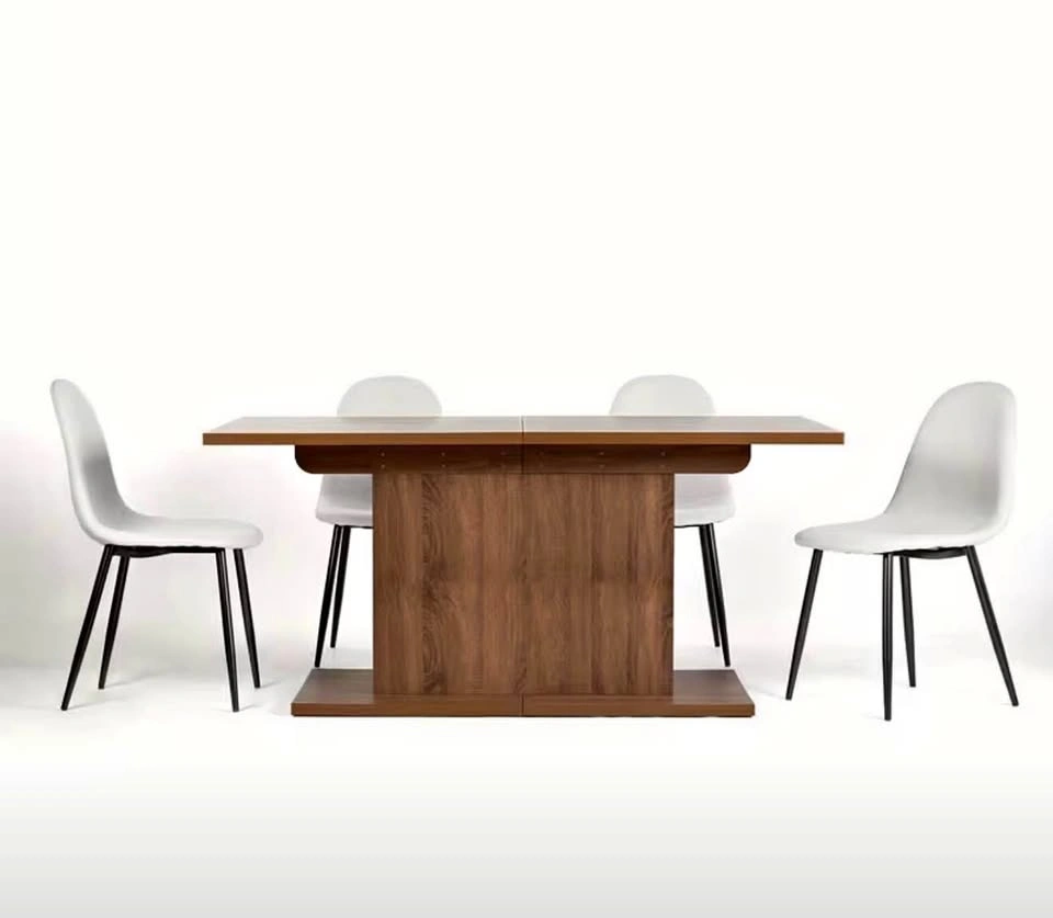 63-Inch Modern Industrial Rectangular Dining Table