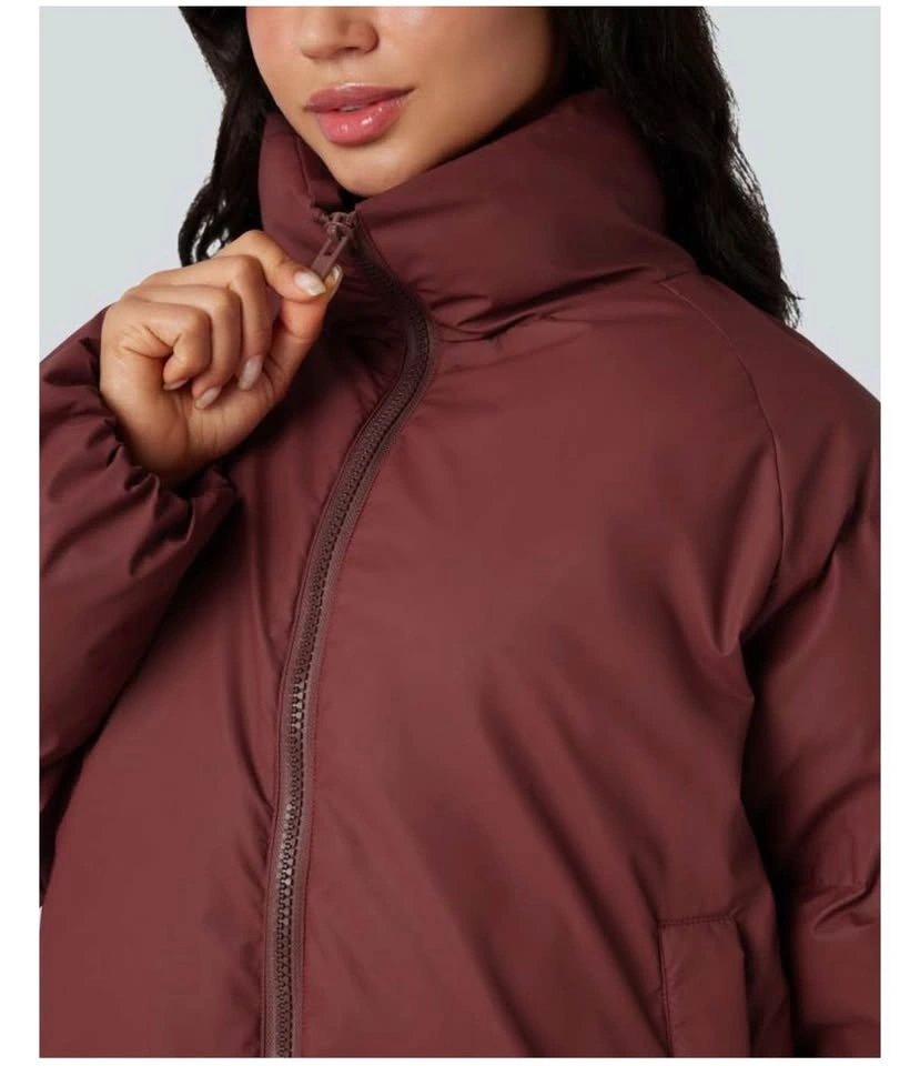 Casual Puffer Jacket with drawstrings - photo 4