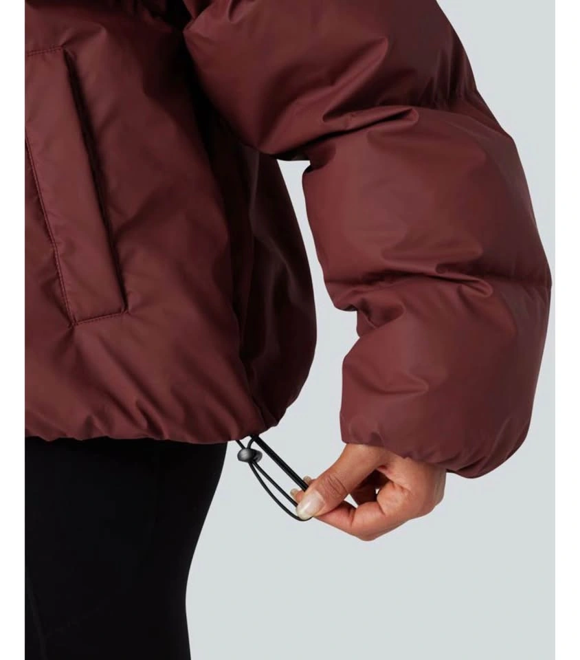 Casual Puffer Jacket with drawstrings - photo 5