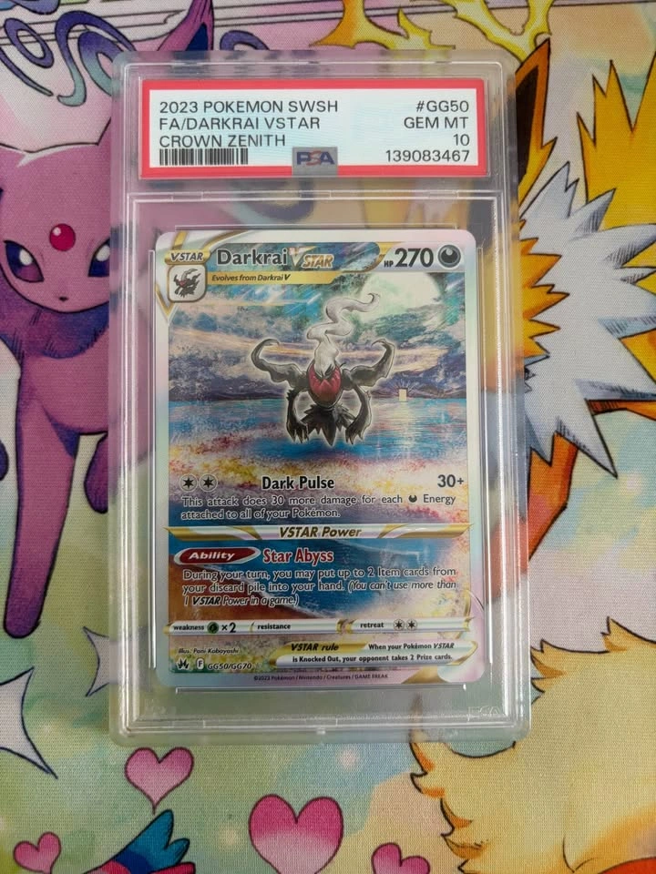 Darkrai Crown Zenith GG50 PSA 10